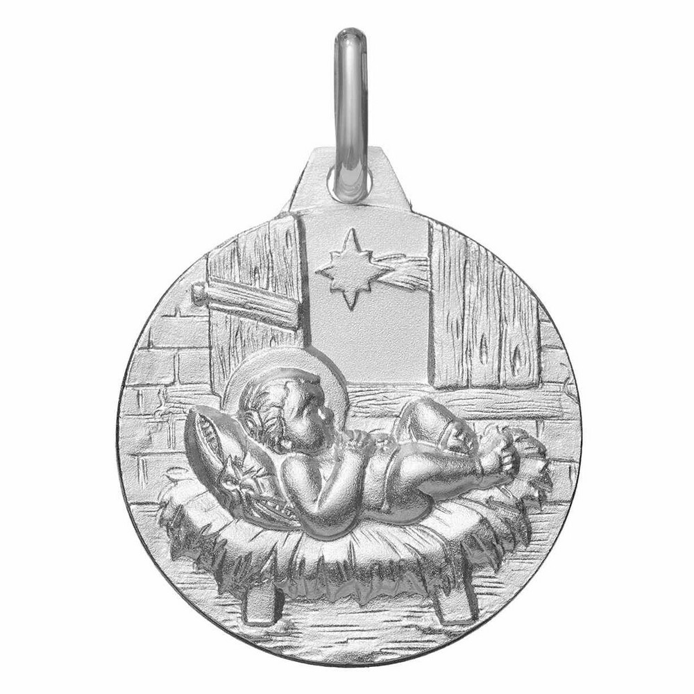 Photo de Médaille Jésus étoile du berger - Argent massif