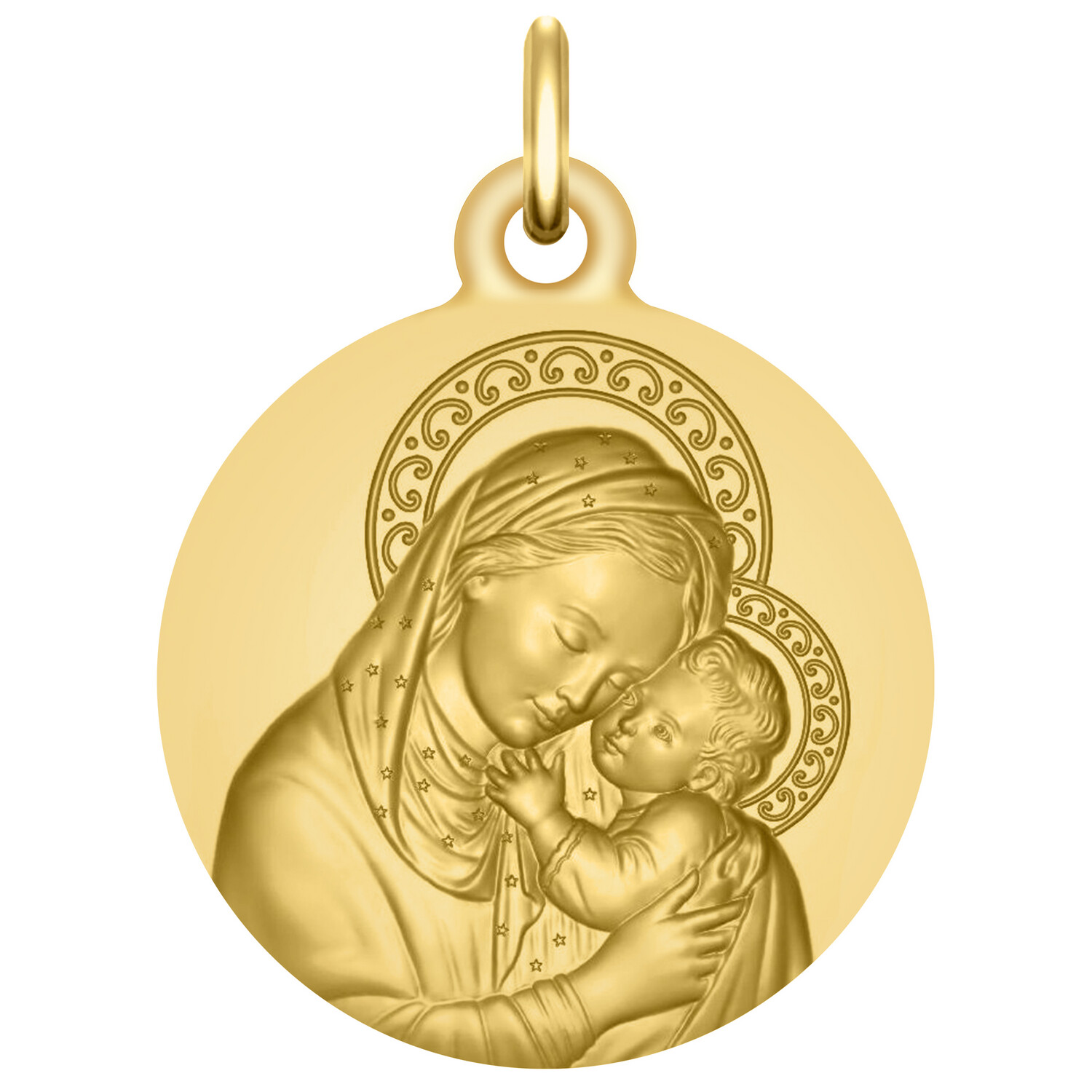 M daille Vierge L enfant De Botticelli Or Jaune 9ct Maison De La m-daille-vierge-l-enfant-de-botticelli-or-jaune-9ct-maison-de-la