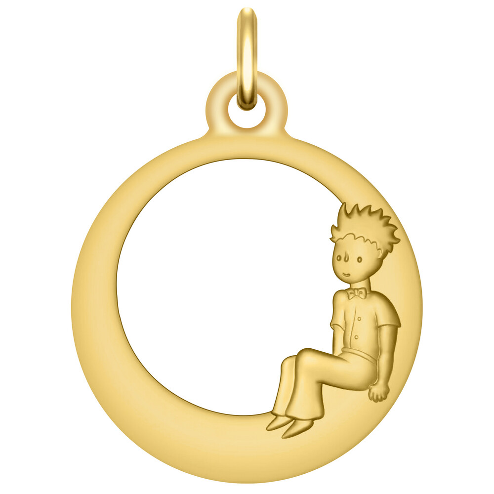 Photo de Médaille Petit Prince ajourée - Or jaune 18ct