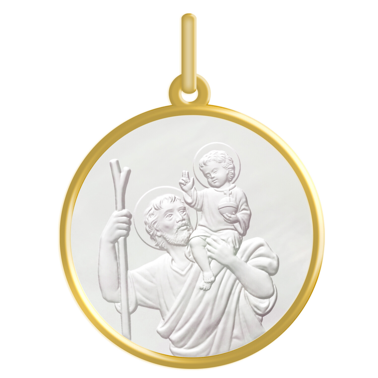 Saint Christophe Pour Voiture Médaille - Protection Des Conducteurs St Christophe Pour Voiture