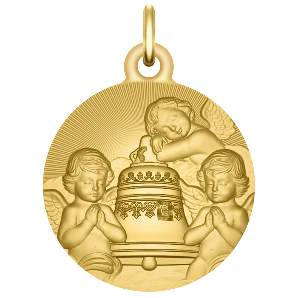 Photo de Médaille de l'Angelus - Or jaune 18ct