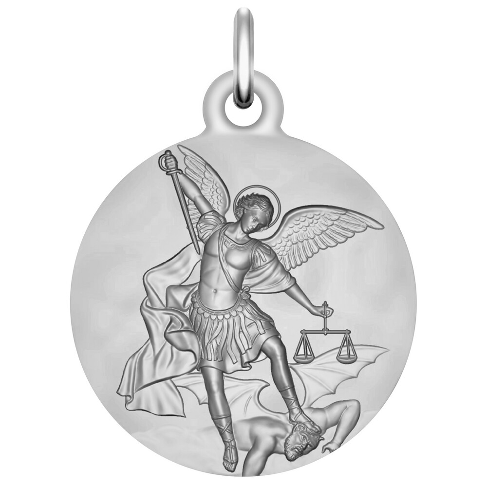 Photo de Médaille Saint Michel Archange - Argent massif