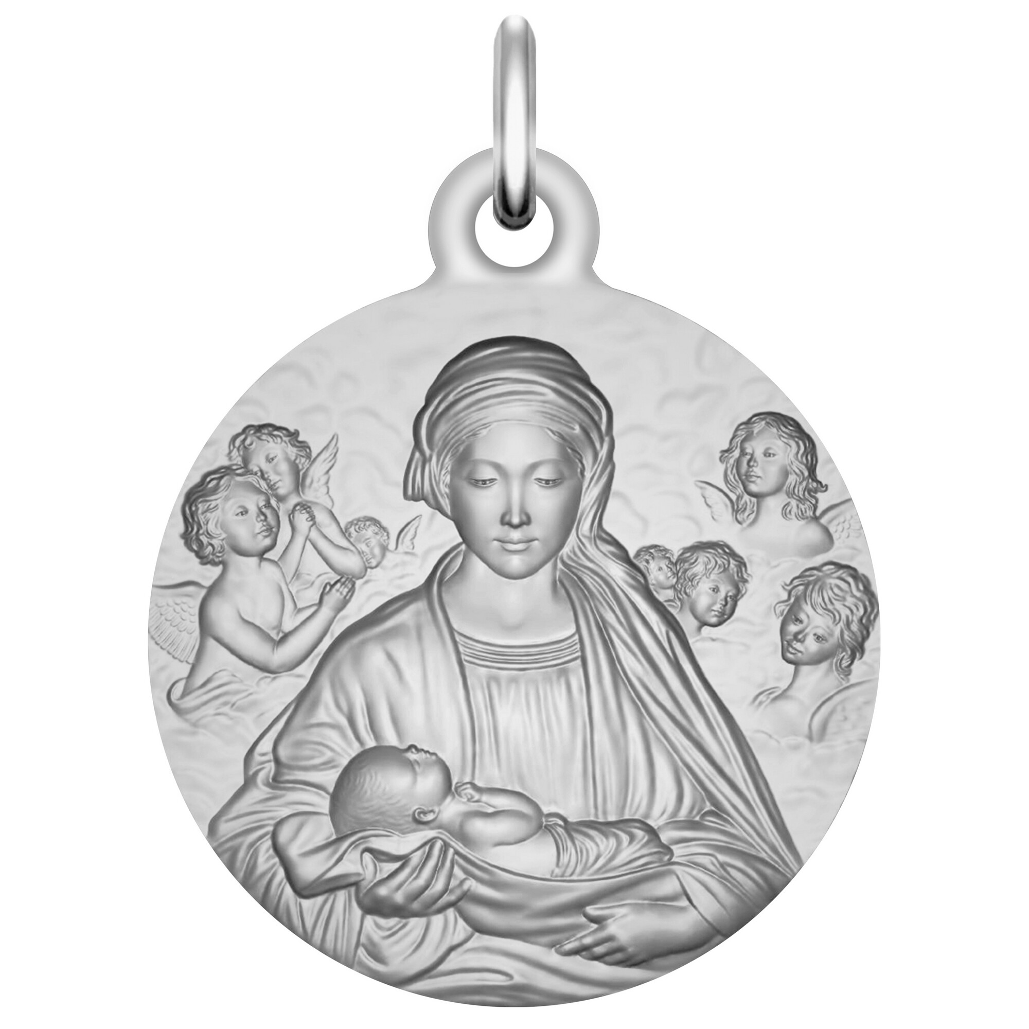 Médaille de baptême Maison de la Médaille Médaille Notre Dame des Anges