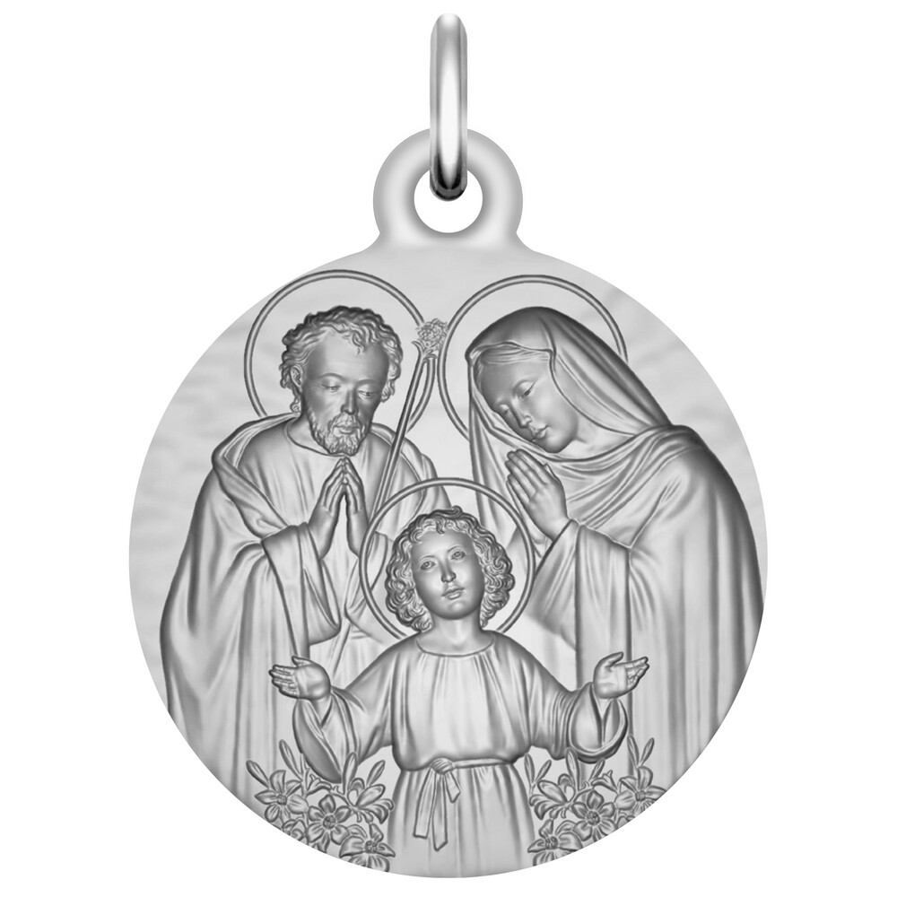 Photo de Médaille Sainte Famille - Argent massif