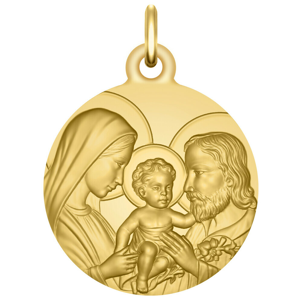 Photo de Médaille de la Sainte Famille - Or jaune 9ct