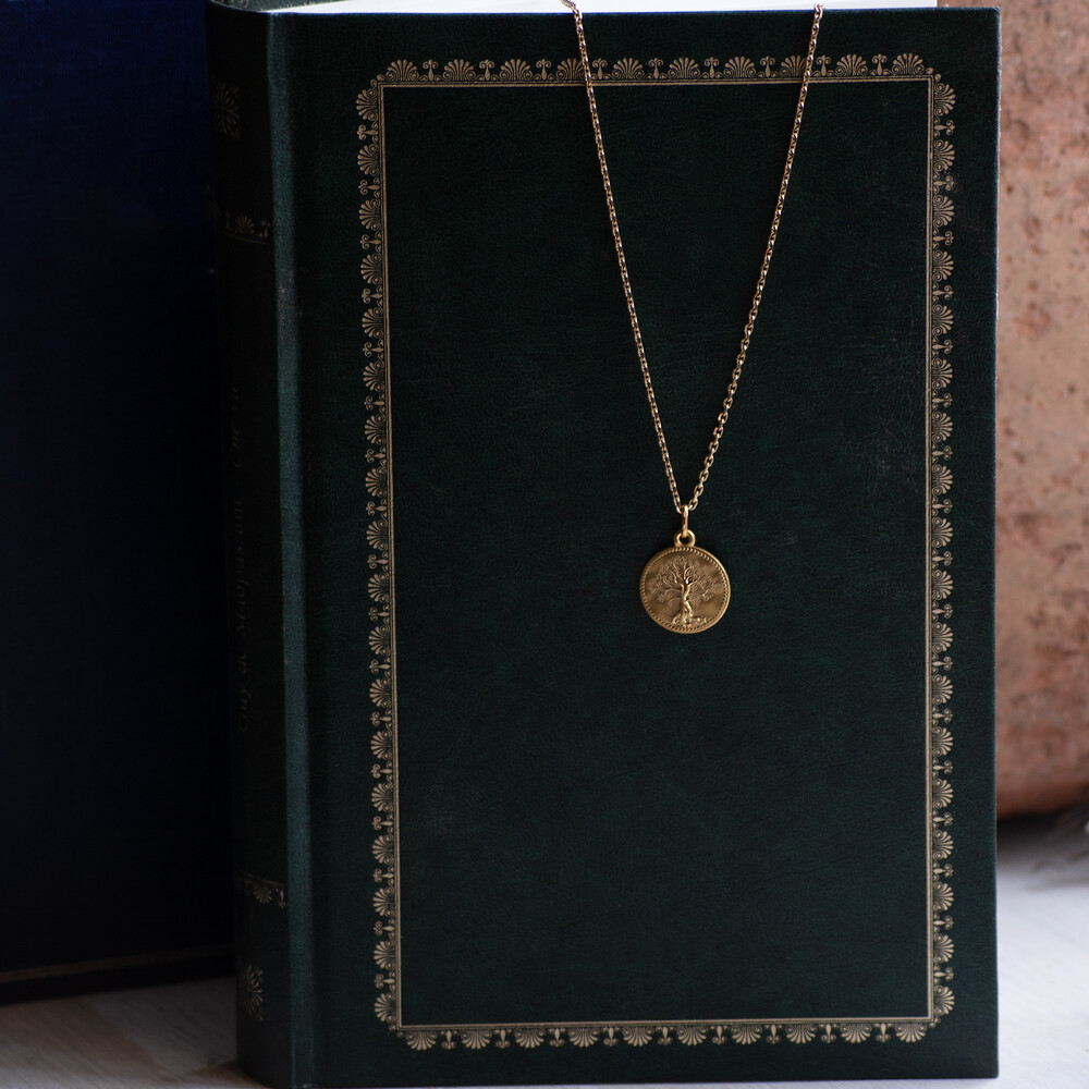 Photo de Médaille Arbre de vie Perlée - Or jaune 9ct (5)