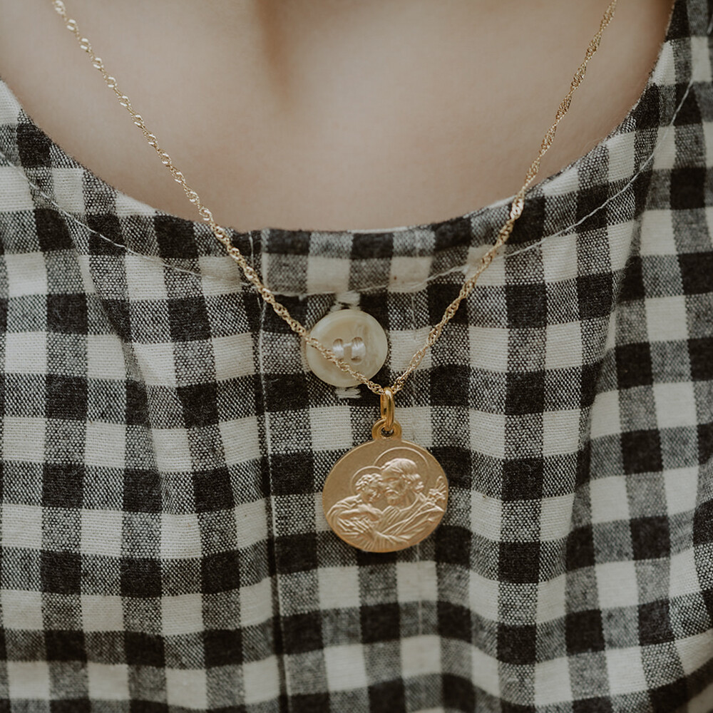 Photo de Médaille Saint Joseph - Or jaune 9ct (3)