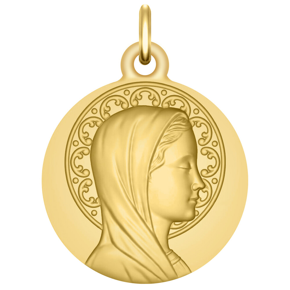 Photo de Médaille Vierge - Or jaune 18ct