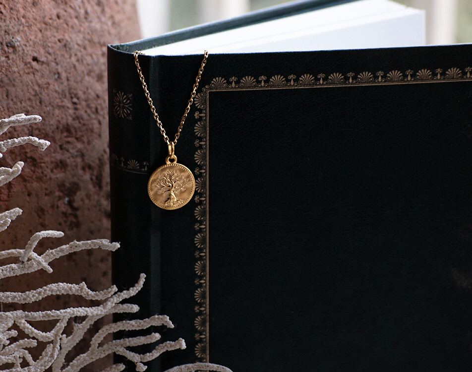 Médaille Arbre de vie Perlée - Vermeil · Maison de la Médaille