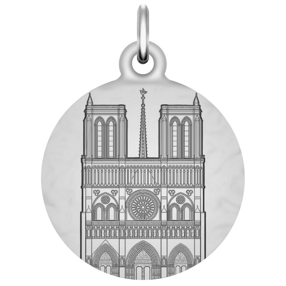 Photo de  Médaille ND Paris recto/verso - Argent Massif 