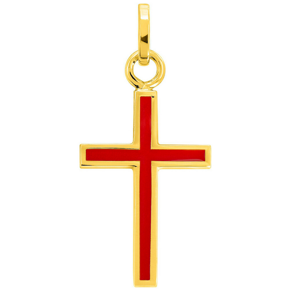 Photo de Croix rouge - Or jaune 18ct
