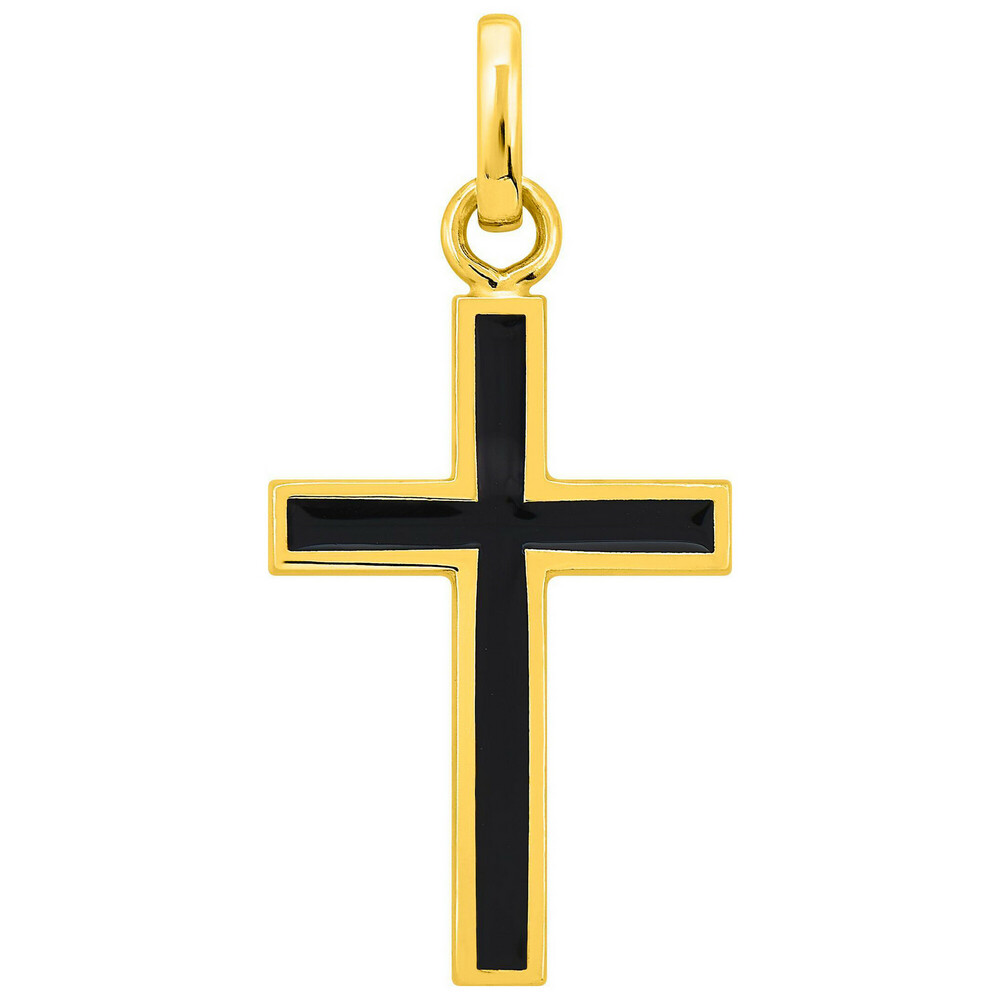 Photo de Croix noire - Or jaune 9ct