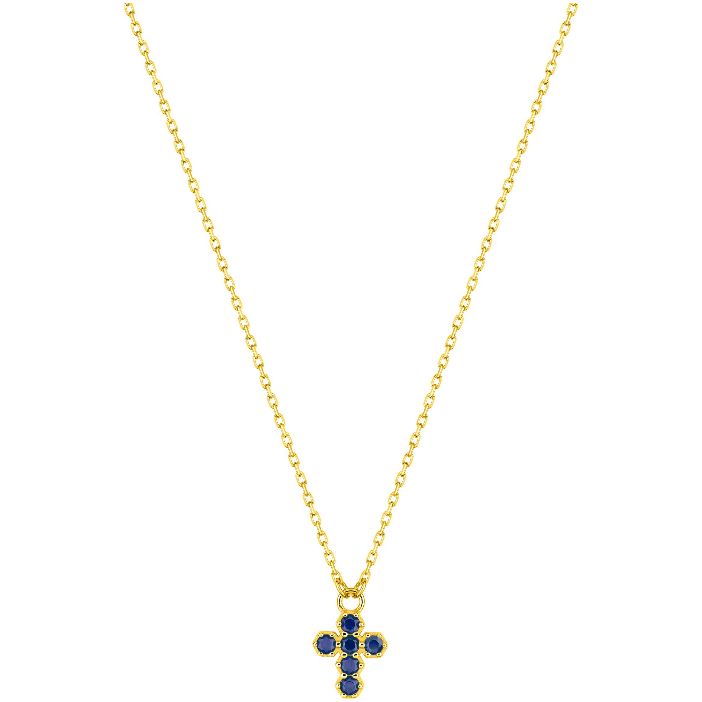 Pendentif feuille de vigne saphirs et perles or jaune (Gebraucht) in