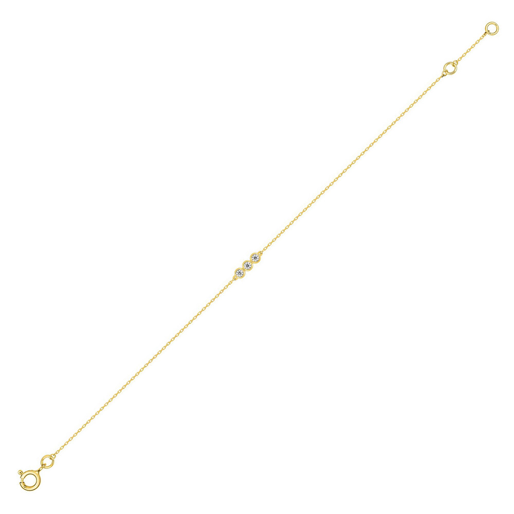 Photo de Bracelet oxydes - Or jaune 9ct