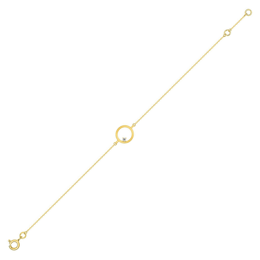 Photo de Bracelet oxyde cercle - Or jaune 9ct