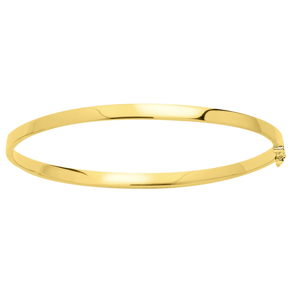 Photo de Jonc Plat Classique – Or Jaune 18ct