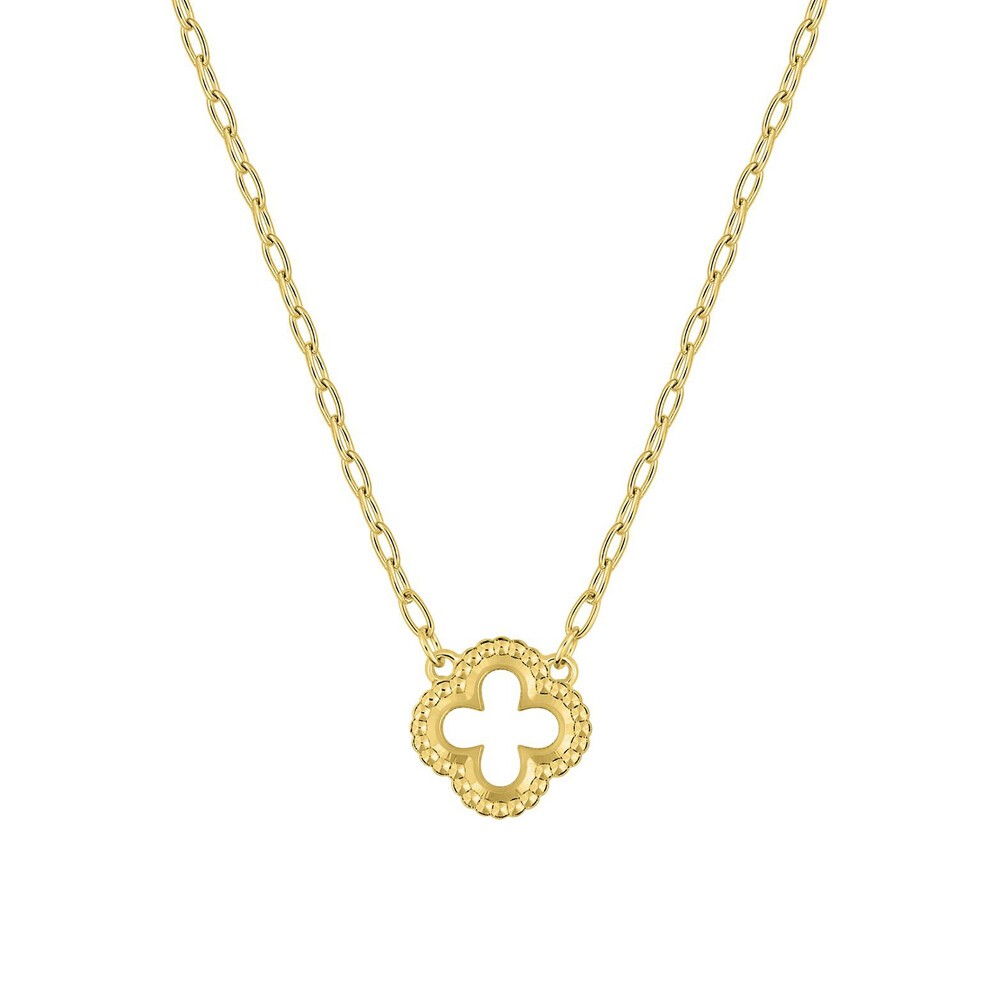 Photo de Collier Croix Ajourée - Or jaune 18ct
