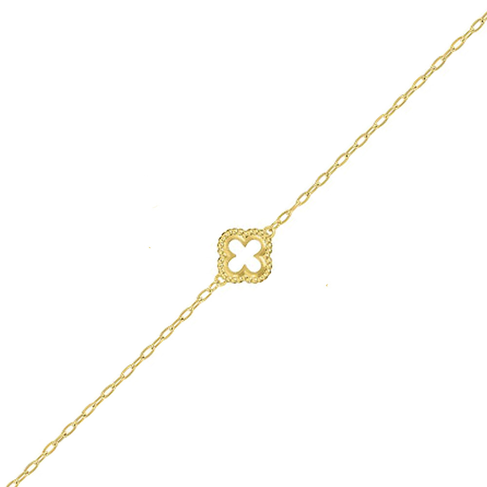 Photo de Bracelet Croix lumineuse - Or jaune 18ct