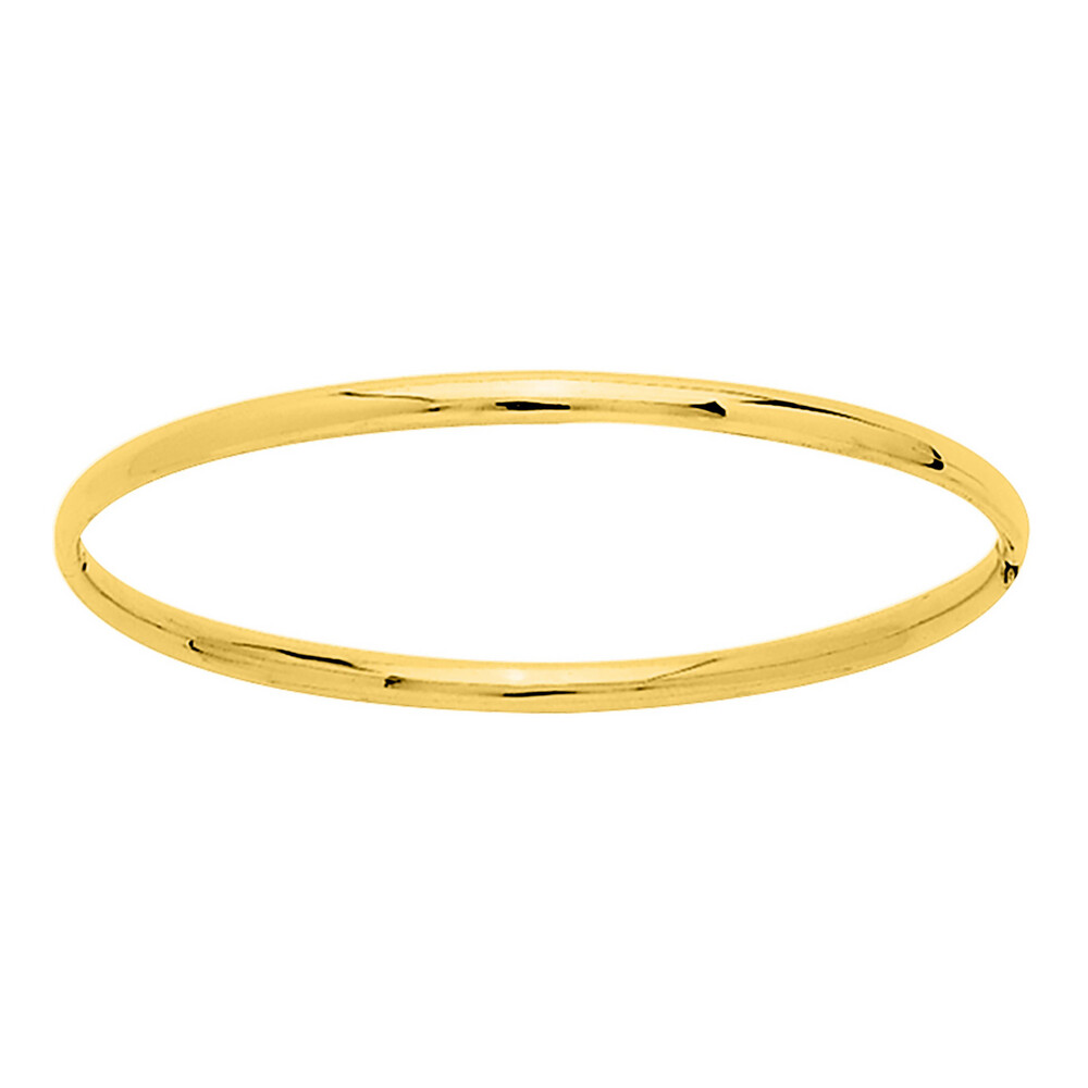 Photo de Jonc Ouvrant Ovale 3mm – Or Jaune 9ct