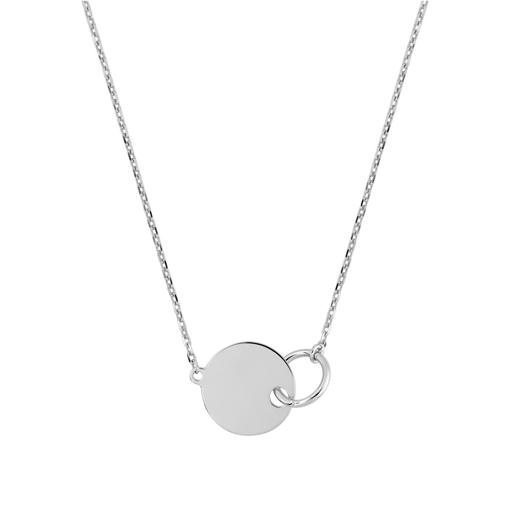 Photo de Collier Pastille Ronde – Argent Massif