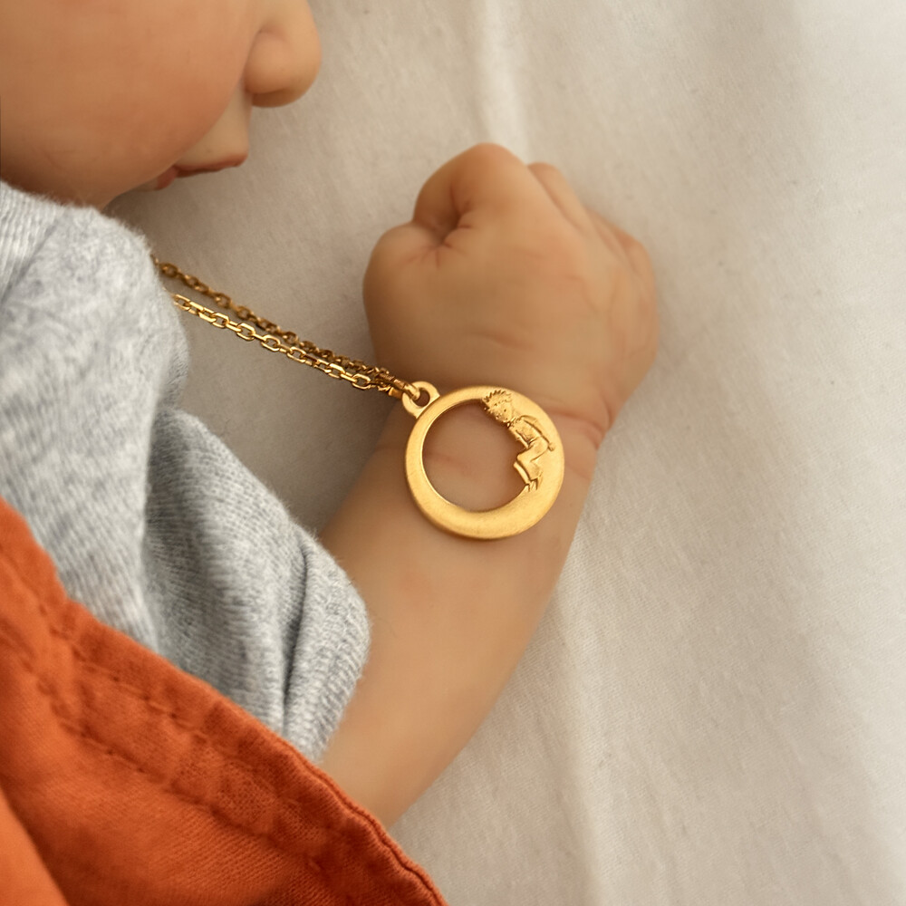 Photo de Médaille Petit Prince ajourée - Vermeil