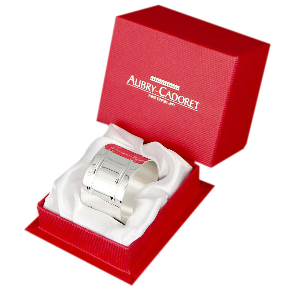 Photo de Rond de serviette Filet - Argent massif