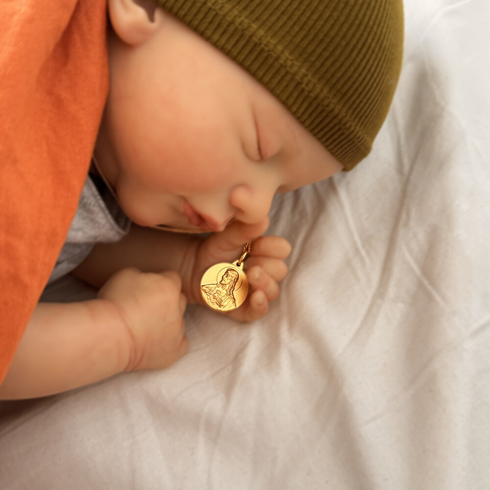 Photo de Médaille Christ - Or jaune 18ct