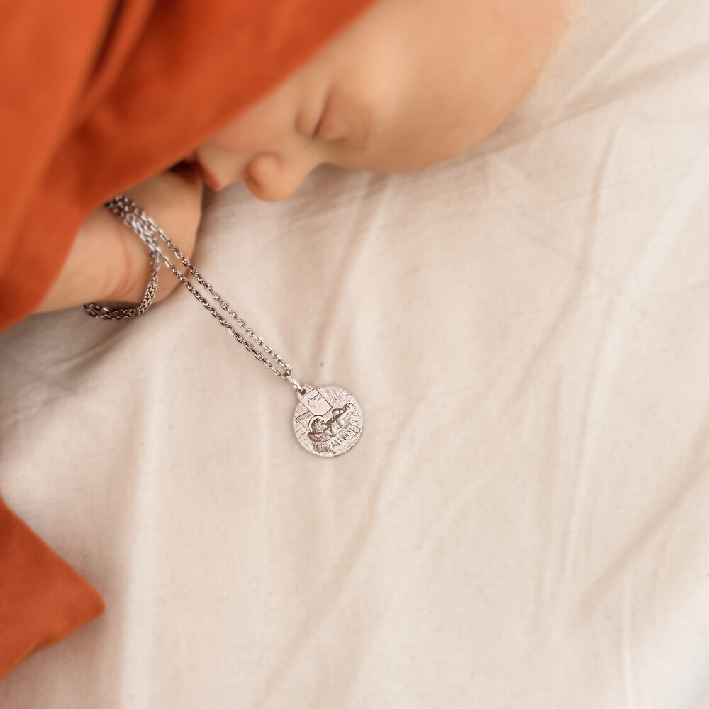 Photo de Médaille Jésus étoile du berger - Argent massif
