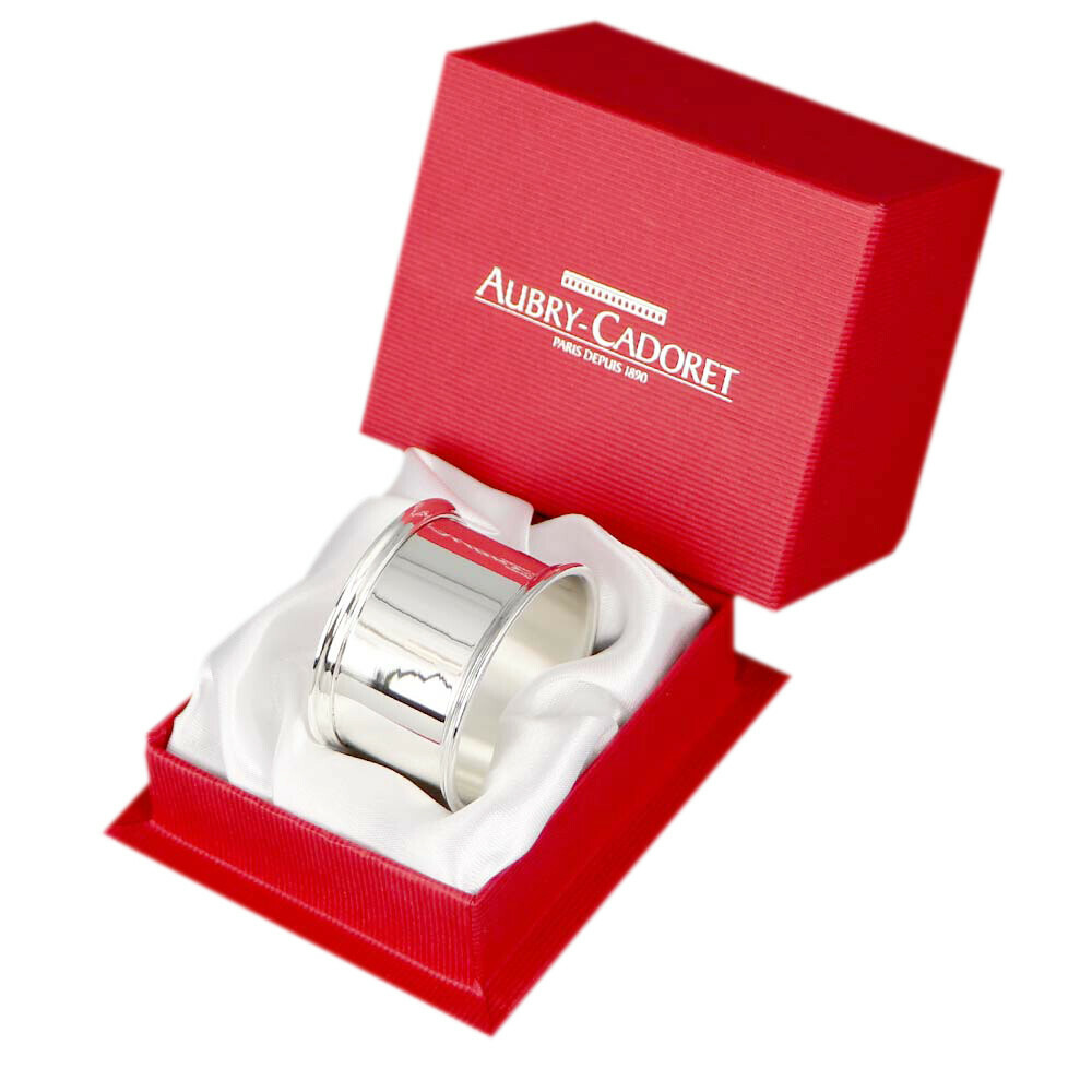 Photo de Rond de serviette Sertie - Argent massif