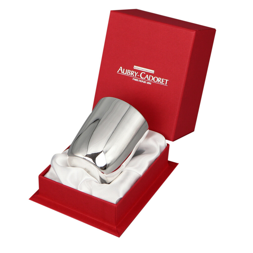 Photo de Timbale Tonneau Uni - Argent massif