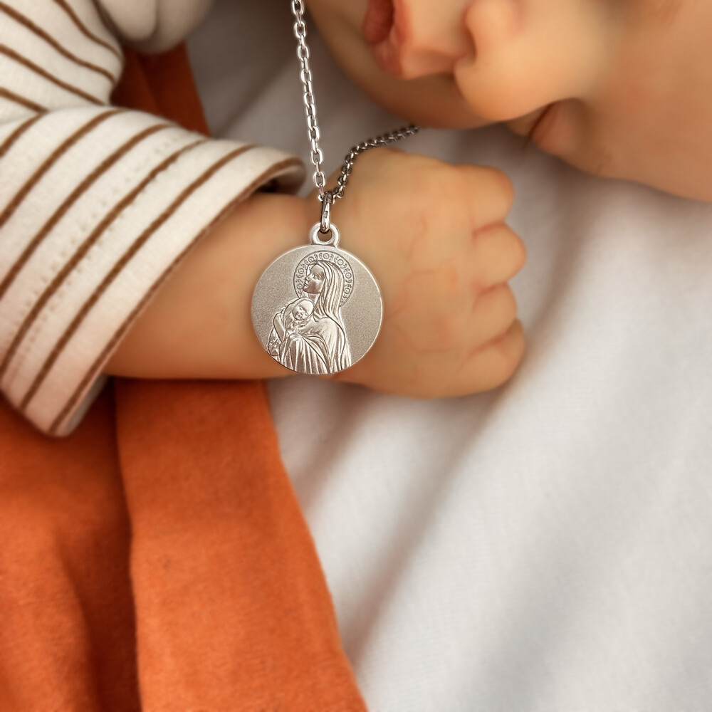 Photo de Médaille Vierge mère du créateur - Argent massif