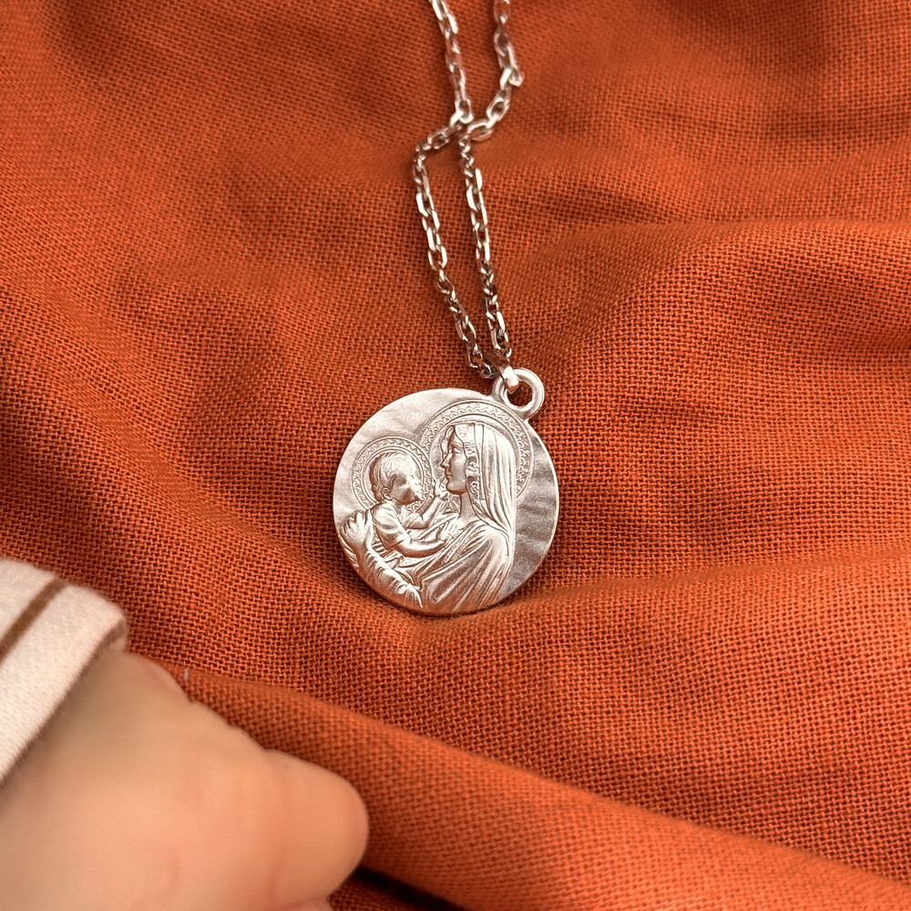 Photo de Médaille Médaille Notre Dame de douceur - Or blanc 18ct
