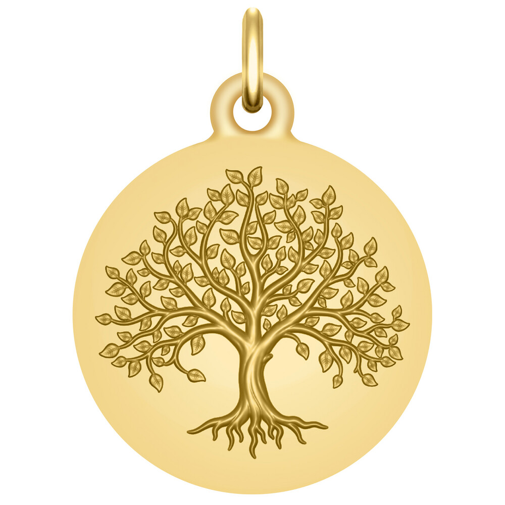 Photo de Médaille Arbre de vie - Or jaune 18ct