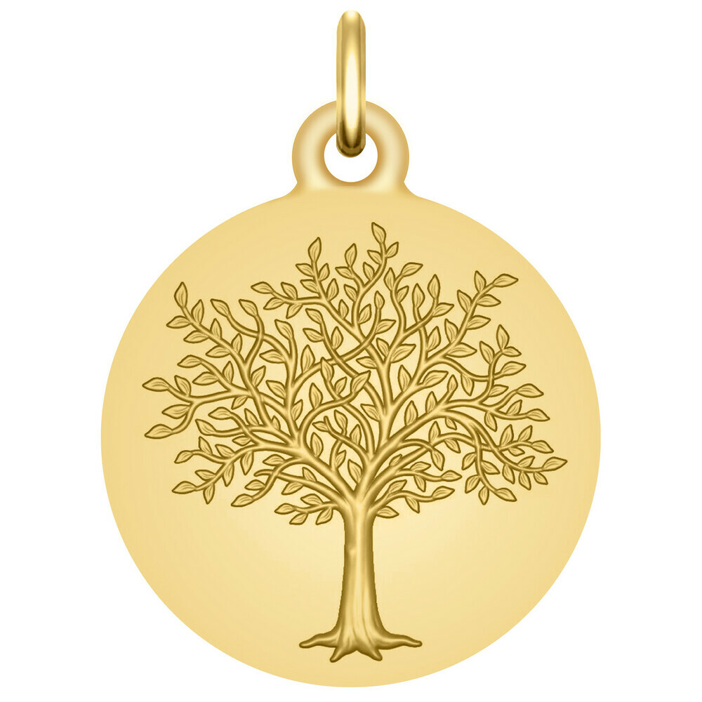 Photo de Médaille Arbre de vie Princier - Or jaune 9ct