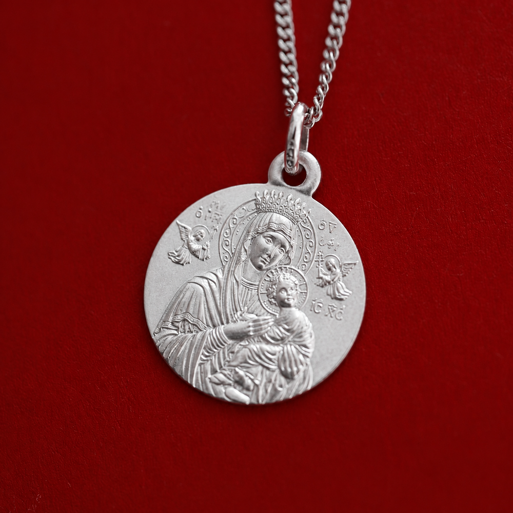 Photo de Médaille Notre Dame du Perpétuel Secours - Argent massif