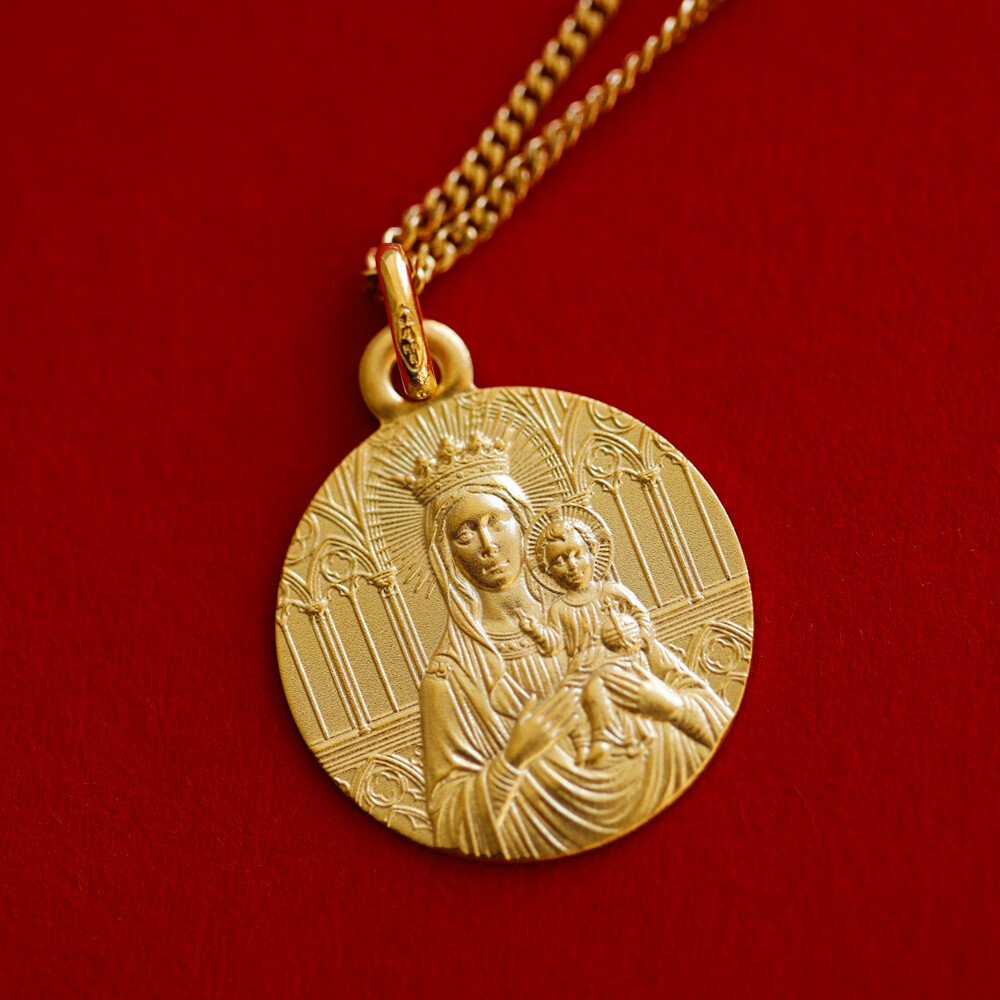 Photo de Médaille Notre-Dame du Pilier - Or jaune 18ct