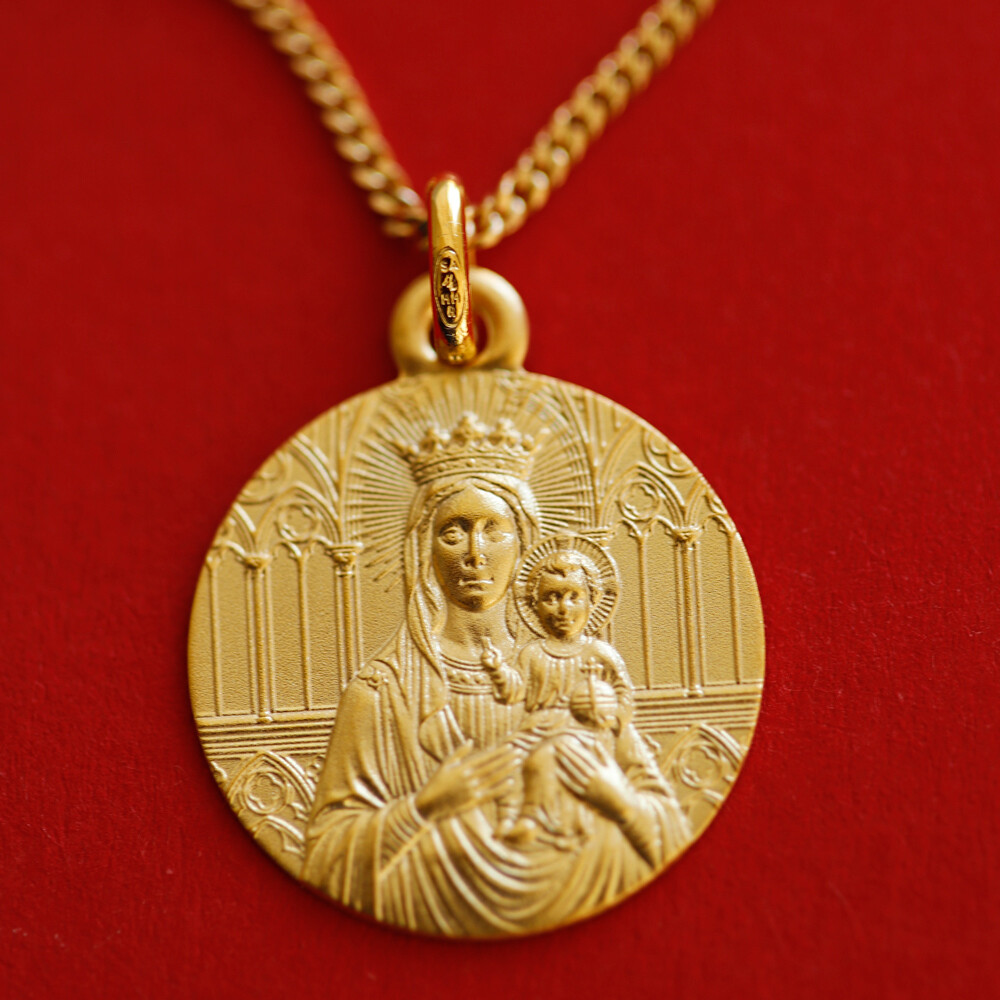 Photo de Médaille Notre-Dame du Pilier - Or jaune 9ct